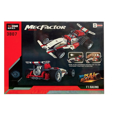 Конструктор DеСooL Technic MecFactor Формула F1 3807 377 деталей