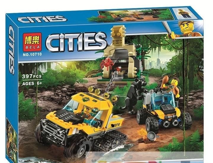 Конструктор lego city 60159 исследование джунглей